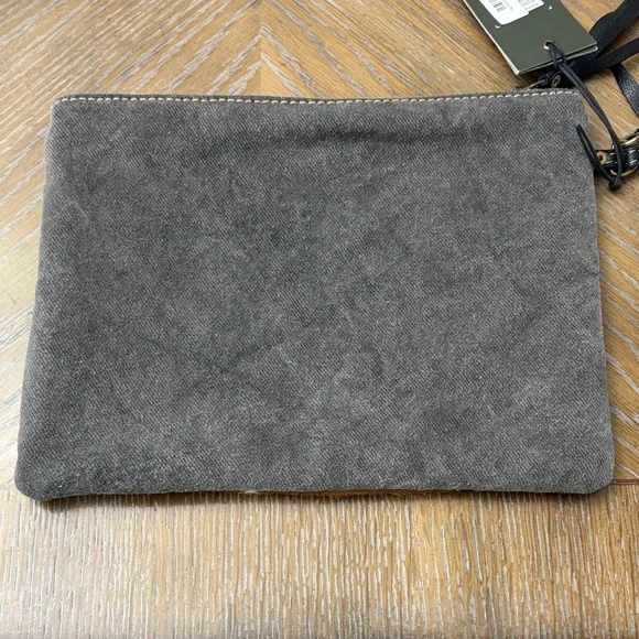 Myra Bag Brown and White Clutch - Picture 4 of 5